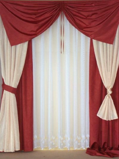 Deko Schal mit Querbehang