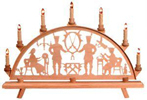 Schwibb&ouml;gen und Kerzenhalter